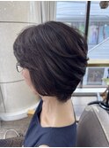 50代60代エレガントショートボブレイヤー