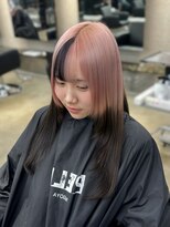 ペレ 栄店(PELE) 黒髪カタログ/クラゲヘアー/オリーブグレー/栄