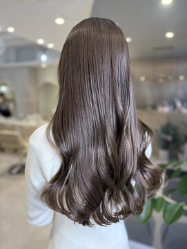 ミズチャーム(Ms.CHARM) 艶ブラウン×韓国ヘア×縮毛矯正