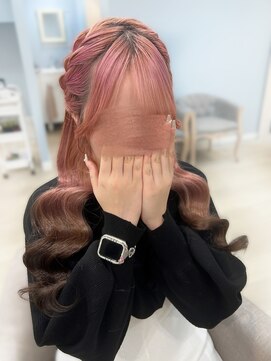 サイド編み込み