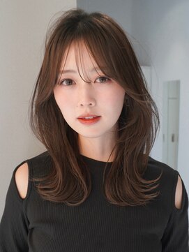 アンアミ オモテサンドウ(Un ami omotesando) ミディアムレイヤー　[ Unami omotesando 松川蓮 ]