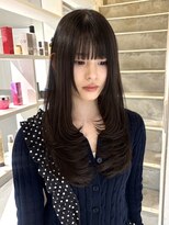 ヨーク(YOKE) 【YOKE】レイヤーミディアムシャギーカット前髪顔周り