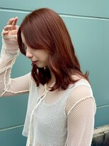 トンネルヘアー(Tunnel hair) ボルドーピンク