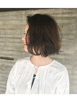 外国人風ルースボブ