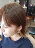 人気の外はねボブ