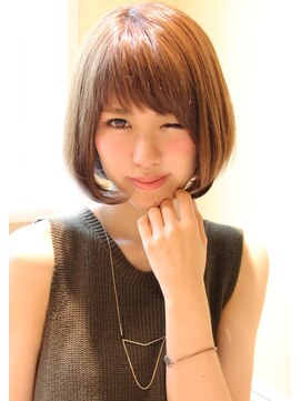 レウナ 外苑前(Reuna) 30代・40代に人気丸みが綺麗なワンカールボブ