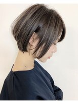 イメチェンショートボブハイライトkchiara福岡川野直人