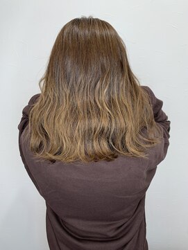 ヘアーワークス ボナ(HAIR WORKS bona.) ブロンドハイライトグラデーション