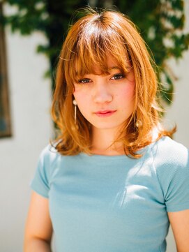 美容室 リズヘアー 稲毛店(Riz hair) ハイトーンゆるふわミディ【稲毛】