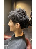 アップバング爽やかショート
