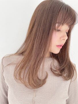 エアー 銀座(air) ★岡田有加★20代30代【ヘアカラー】カーキベージュカラー