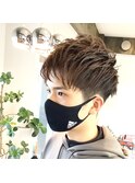 【REGALO】爽やかツーブロック【ナチュラル束感ショート】