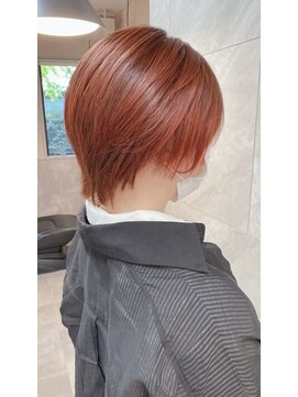 ドゥマン(Demain) ブリーチなし/クリーミーピーチ透明感/ヌーディーカラーオレンジ