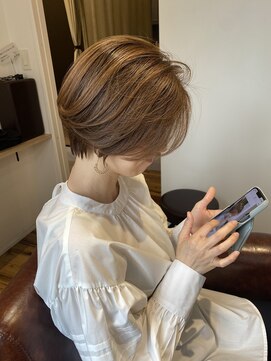 アンス 大阪梅田(ANs.) 20代30代大人ショートボブｘ小顔ウルフカット丸みショート