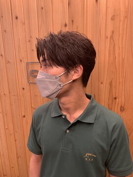 オアシス(oasis) 【oasisオグラ】前下がり無造作センターパートショート