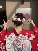 成人式ヘアセット