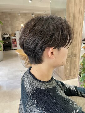 メレ 仙台(Mele) 仙台センターパート/ニュアンスパーマ/ハンサムショート/メンズ