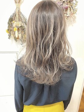 ランプ ヘアー(lamp hair) 【lamphair 池袋】ハイライトグレージュ