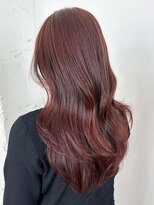 アイティー バイ アルバム 浦和店(IT by ALBUM)&nbsp;レッドブラウン_切りっぱなしボブエアリーロング_ba475381