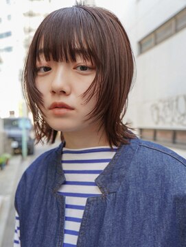 ミンクス渋谷スマートサロン(MINX shibuya smart salon) シアーカラー ショート 姫カット ダークアッシュ 魅力倍増カール