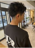 王道ツイストパーマスタイル