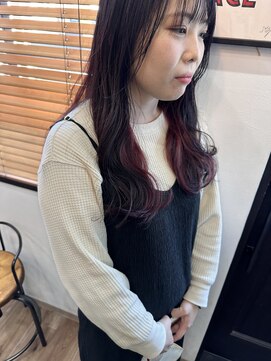 カルム(calmost) インナーカラー　ピンク