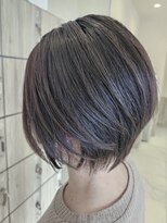 グランデュール 東静岡池田店(GRANDEUR)&nbsp;大人ショートボブショートカットココアアッシュくびれミディ