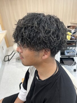 メロウ(mellow) ツイストスパイラルパーマ×ブルーアッシュ