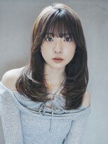 アルバム 新宿(ALBUM SHINJUKU) ロング顔周りレイヤー美髪韓国ヘア_F0165
