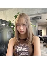 シェリール(CHERiR) ミルクティーブロンド☆ブリーチ3回以上