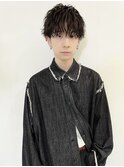 レイヤー マッシュ スパイラル 縦落ち