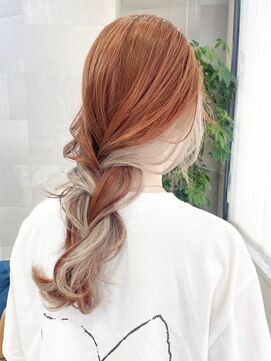 ソル 栄矢場町(SOL) オレンジカラー/インナーカラー/アプリコットオレンジ