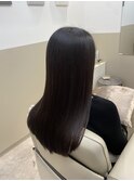 【美髪縮毛矯正で再現性100%な艶髪】黒髪ストレートな美髪ロング