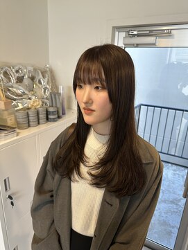 メイドバイスティーン(MADE BY STEEN) ナチュラルブラウン×レイヤーカット