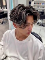 ディモアンド 表参道(Dimo&)&nbsp;xハイライト/ブルーブラック/スペインカール/スパイキーショート