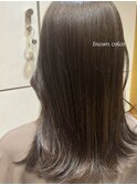 顔周りレイヤー×ブラウンカラー◎高橋美穂