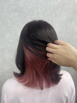 アン ブリーチ 大宮駅東口店(UN BLEACH) ブリーチ1回インナーピンクカラー♪♪