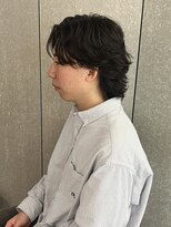 ニアウ 太田店(Niau)&nbsp;メンズナチュラルセンターパートニュアンスパーマ毛流れパーマ