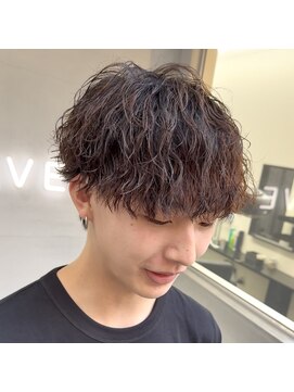 ウェーブ(WAVE) 縦落ちパーマ/波打ちパーマ/波巻きパーマ/メンズパーマ