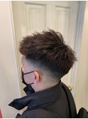 ツイストスパイラルパーマ・フェードカット