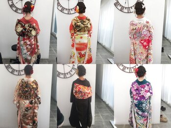 美容室 エクステヘアー(exte hair)の写真/【早朝も可能◎】ベテランスタッフが担当するから着崩れしにくい＊思い出に残る日を華やかに演出♪