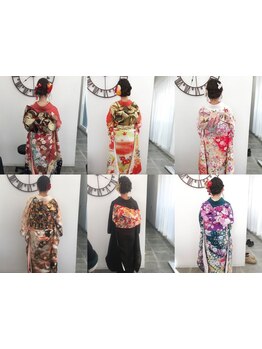 【早朝も可能◎】ベテランスタッフが担当するから着崩れしにくい＊思い出に残る日を華やかに演出♪