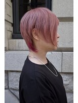 ナビッジ(NABIGE)&nbsp;ハイトーンピンクのデザインショート