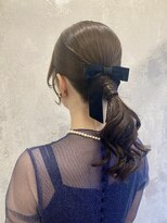 ヘアアレンジメント ボガスティーズ 溝の口店(Hair arrangement Vogusty's)&nbsp;ポニーテール/綺麗めヘア/ヘアアレンジ