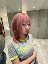 ロンドルピナス 小倉(Lond Lupinus) ミディアムヘア暗めカラー/デザインカラー/フェイスフレーミング