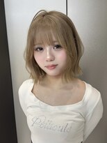 ロンド レア 天神大名店(Lond Le’a)&nbsp;黒髪カタログ/オリーブグレー/ココアベージュ/小顔に見せるヘア