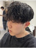 MEN’S HAIR/波巻ツイストスパイラル/フェザーパーマ/錦糸町
