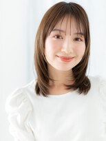 カバーヘア ブリス 北浦和(COVER HAIR bliss)&nbsp;ミルクティーブラウンレイヤースタイル//北浦和20代30代40代