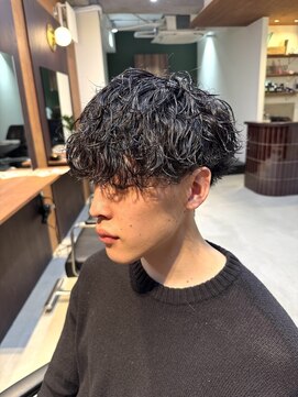 アトラクト バイ ラック 津田沼(Attract by LUCK) シャドウパーマ/津田沼/メンズパーマ/メンズ/ブリーチ