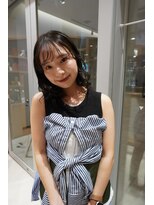 アピッシュ 国分寺(apish)&nbsp;コテ巻き風ボブパーマ